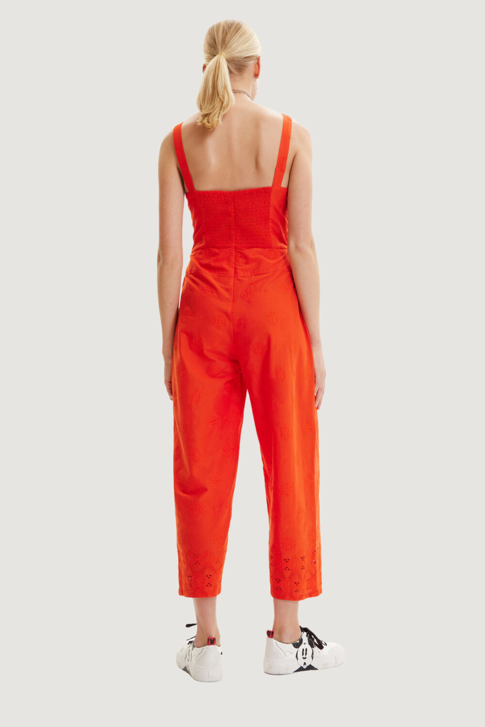 Tuta elegante Desigual jumpsuit sandall Corallo - Foto 3