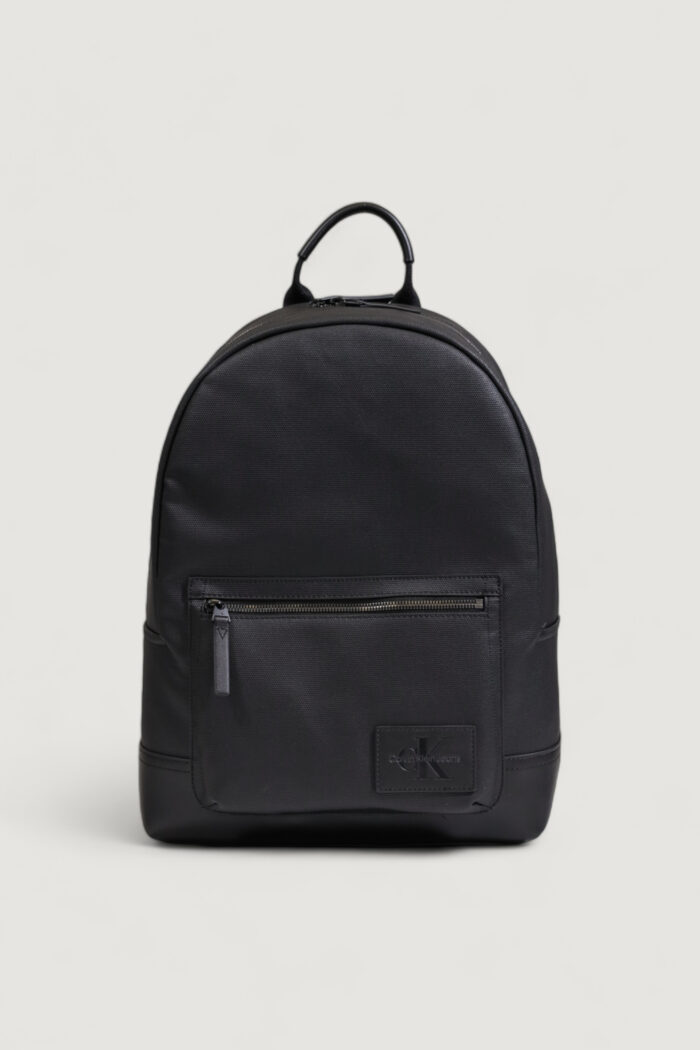 Zaino Calvin Klein coated campus bp angled40 Nero