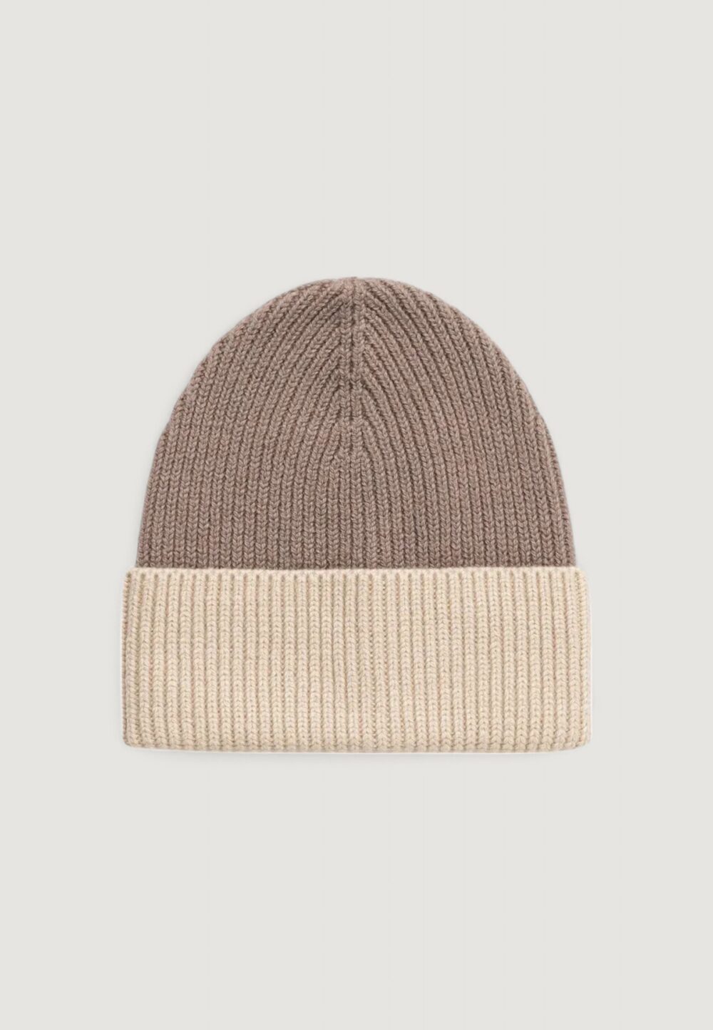 Berretto Calvin Klein ck metal two-tone chunky beanie Beige - Foto 2