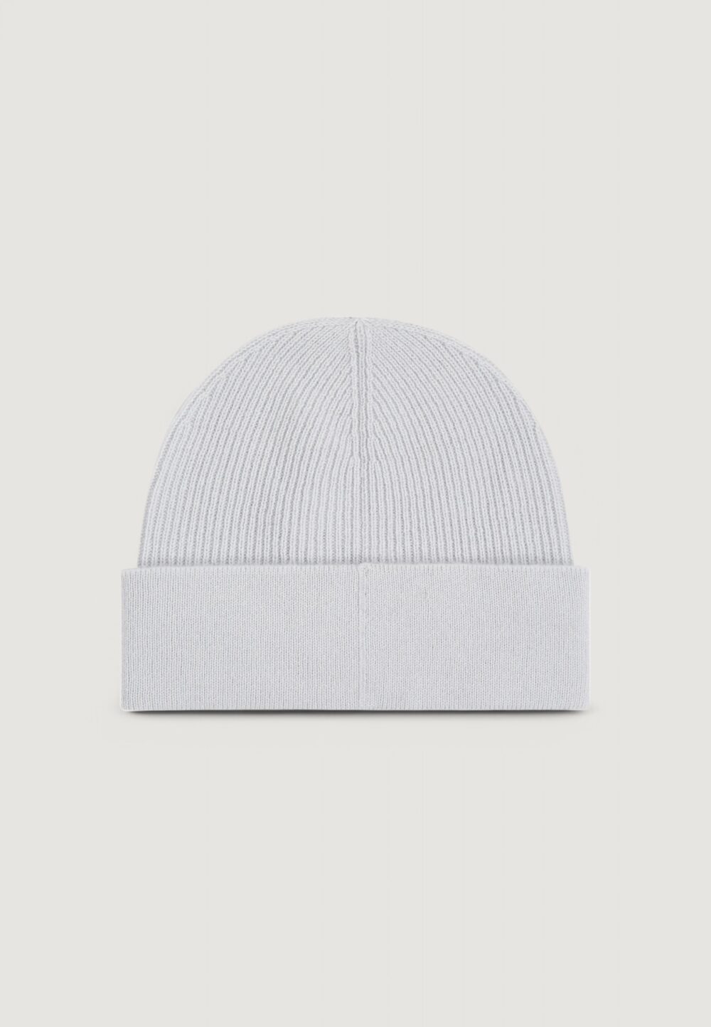 Berretto Calvin Klein cashmere chunky open rib beanie Grigio Chiaro - Foto 2