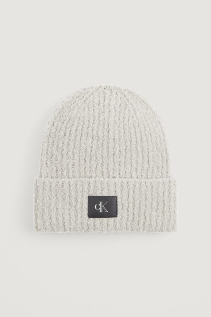 Berretto Calvin Klein Jeans hardware beanie Grigio Chiaro