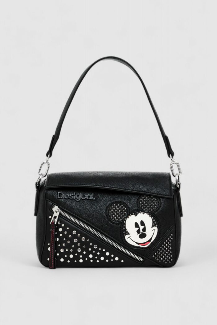 Borsa Desigual bag_mickey studstyle phuk Nero