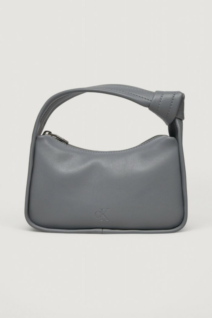 Borsa Calvin Klein knotted mini block20 Grigio