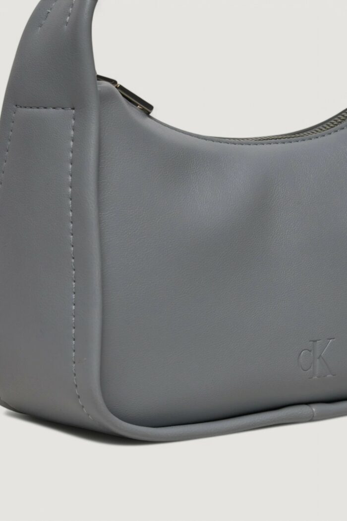 Borsa Calvin Klein knotted mini block20 Grigio