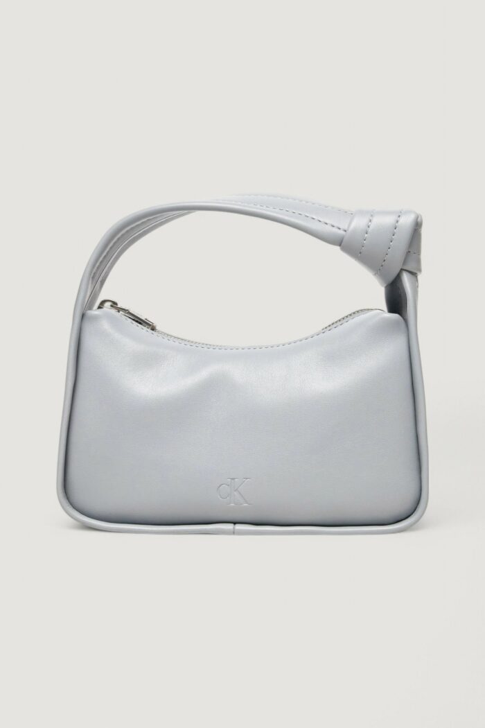 Borsa Calvin Klein knotted mini block20 Grigio Chiaro