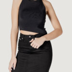 Canotta Calvin Klein Jeans asymmetrical sweater Nero - Foto 1