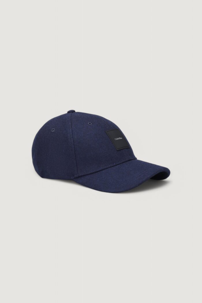 Cappello con visiera Calvin Klein wool bb cap Blue scuro