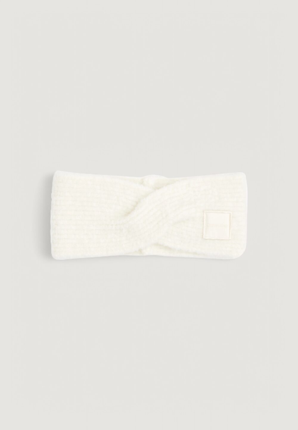 Fascia Calvin Klein modern patch twisted headband Bianco - Foto 2