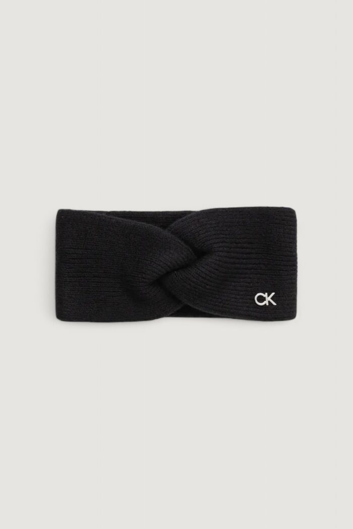 Fascia Calvin Klein ck metal chunky rib Nero