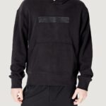 Felpa con cappuccio Calvin Klein Jeans embroidered box hood Nero - Foto 1