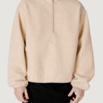 Giacchetto Calvin Klein Jeans half zip sherpa Panna - Foto 1