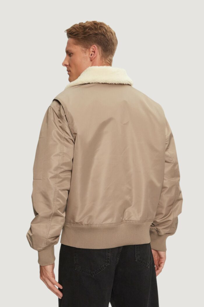 Giubbotto Calvin Klein Jeans aviator sherpa jacke Beige