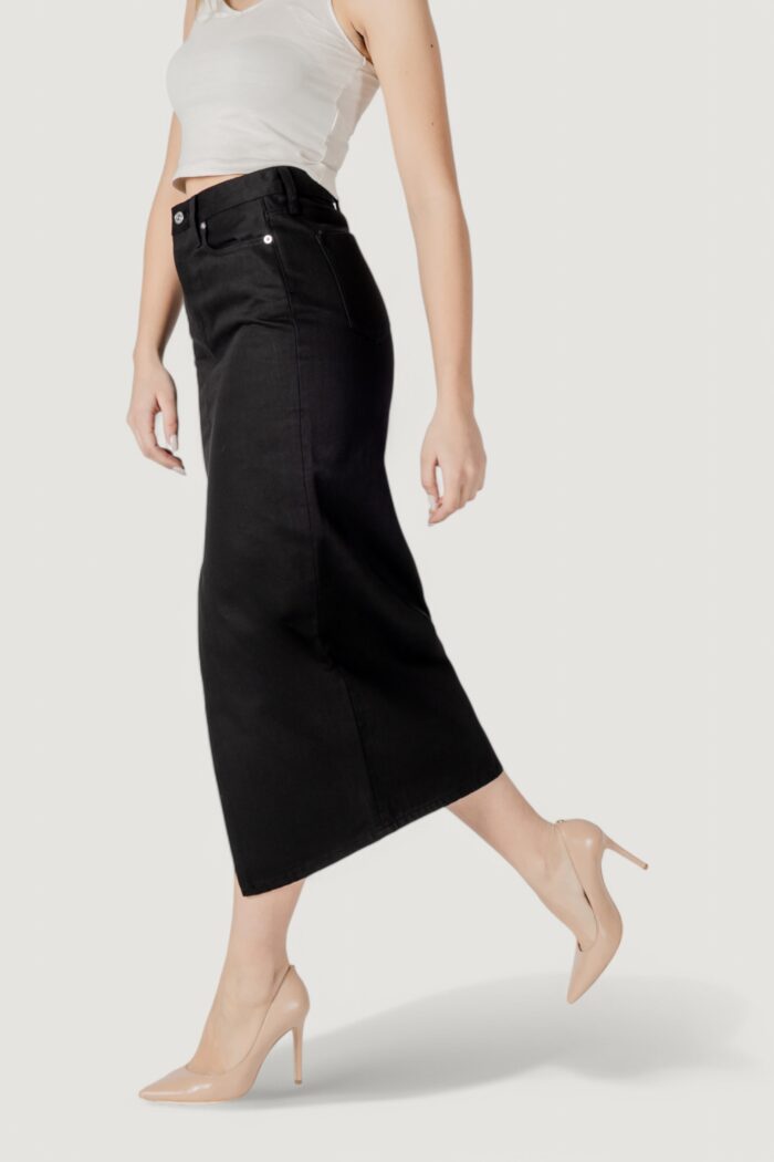 Gonna lunga Calvin Klein Jeans maxi denim skirt Nero