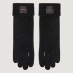 Guanti Calvin Klein cashmere chunky open rib Nero - Foto 1