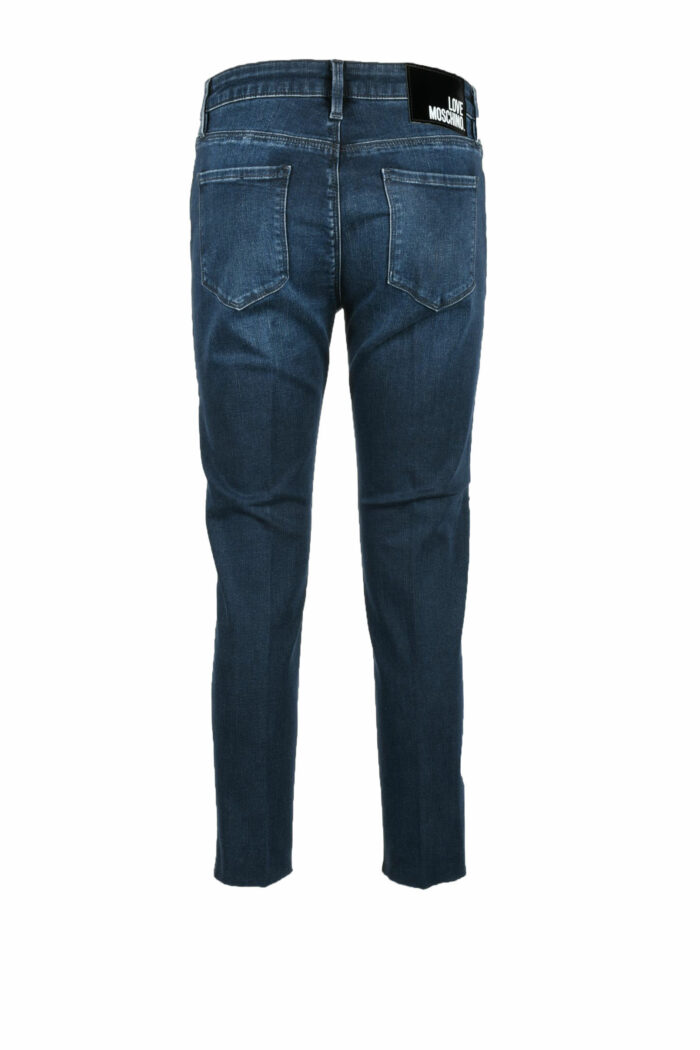 Jeans mom Love Moschino  Blu