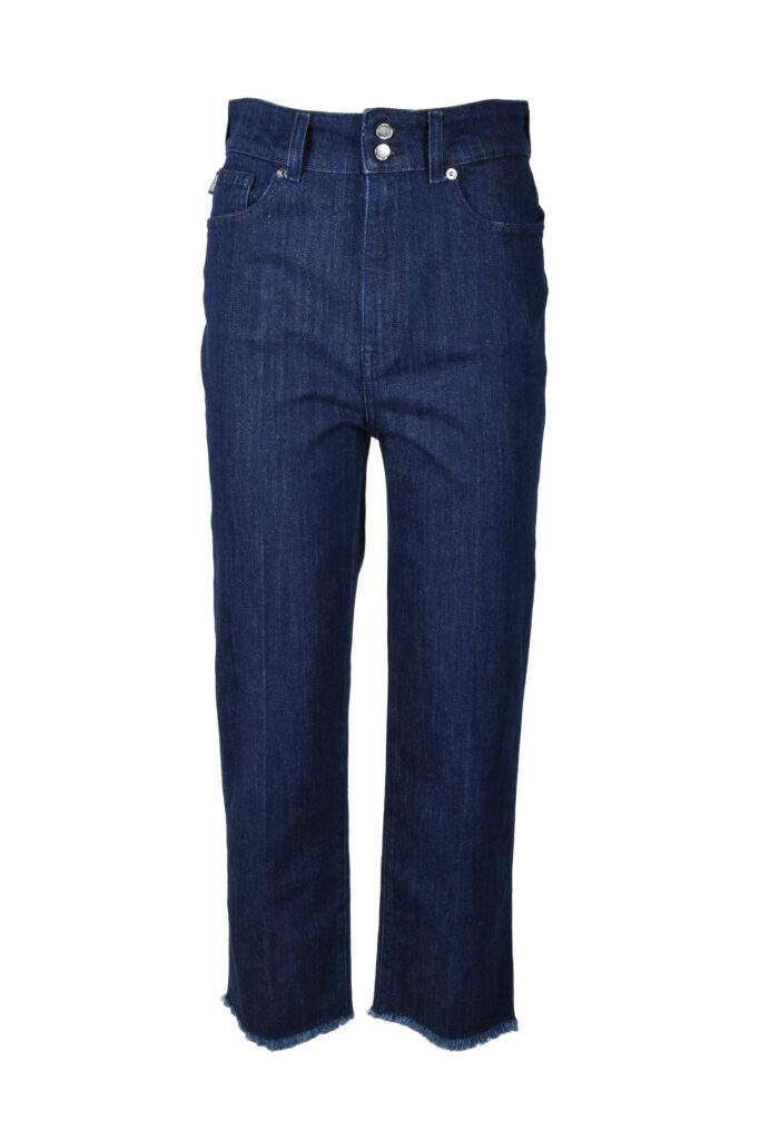 Jeans mom Love Moschino  Blu