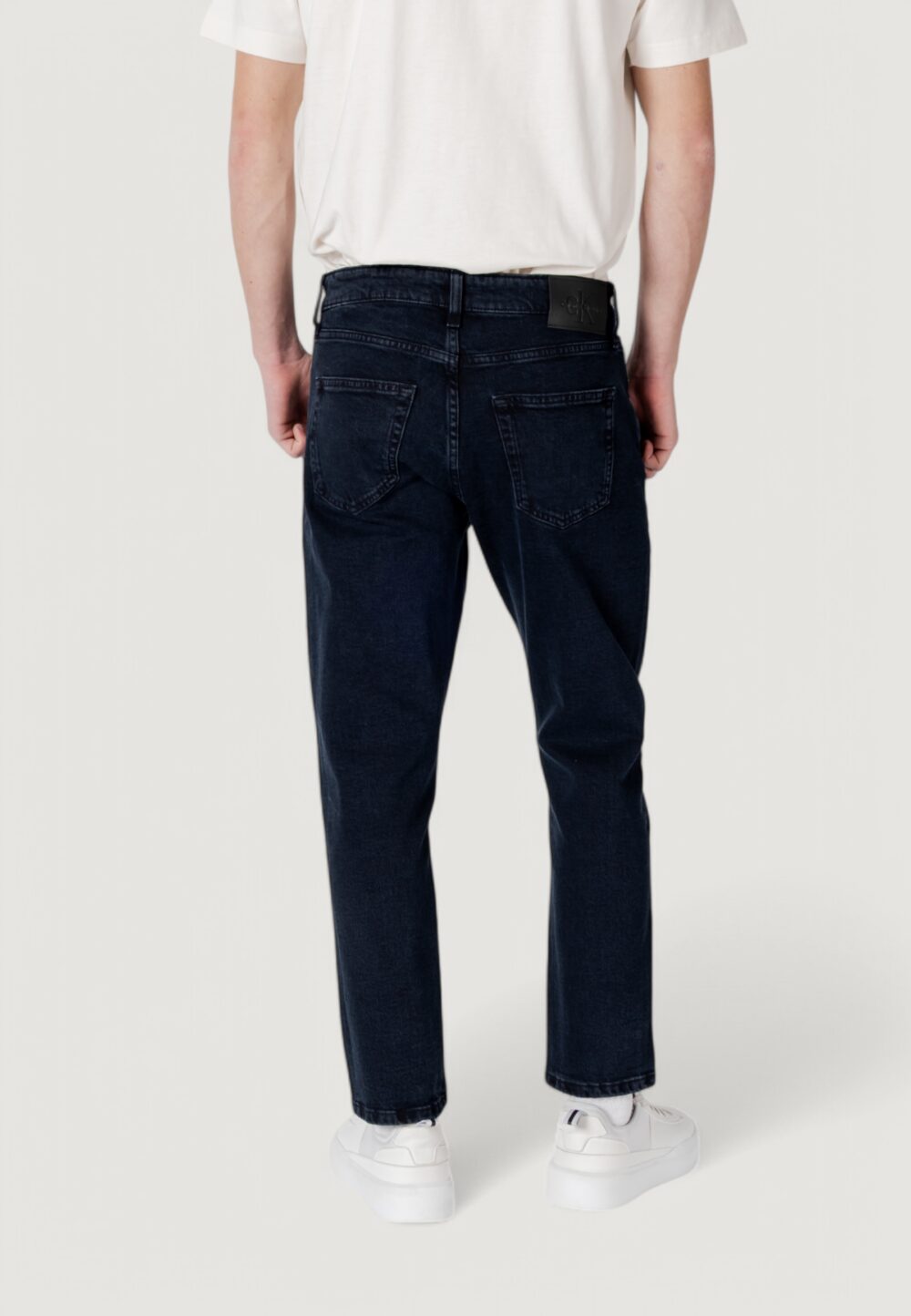 Jeans Calvin Klein Jeans dad jean Blue Denim Scuro - Foto 4