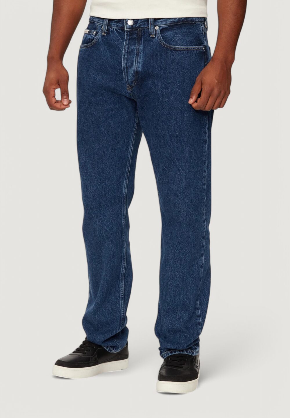 Jeans Calvin Klein Jeans standard straight Blue Denim Scuro - Foto 1