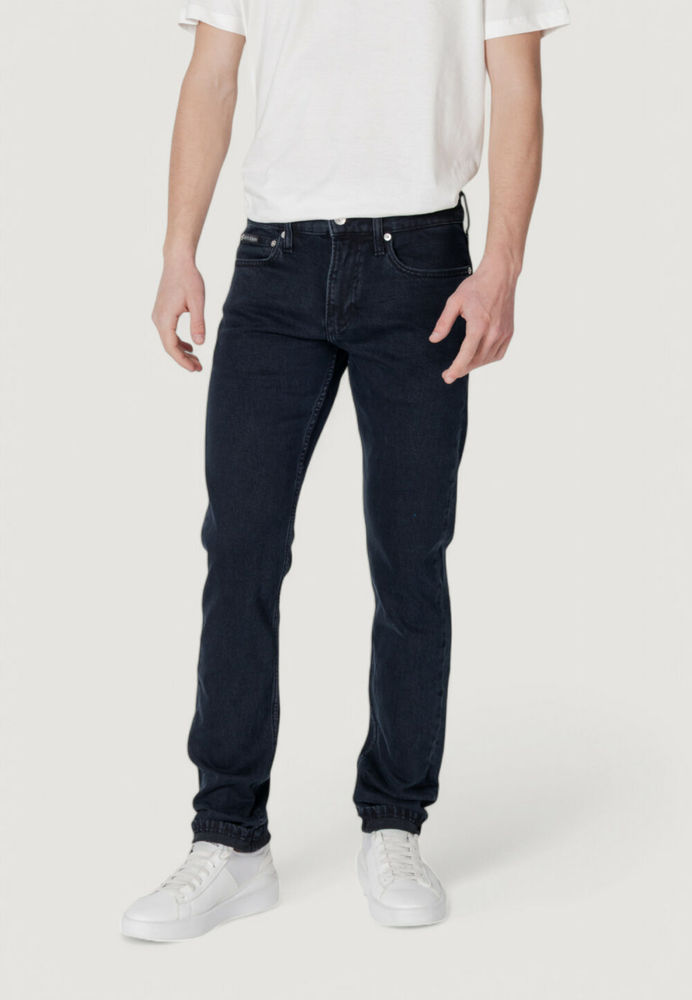 Jeans slim Calvin Klein Jeans Blue Denim Scuro - Foto 1