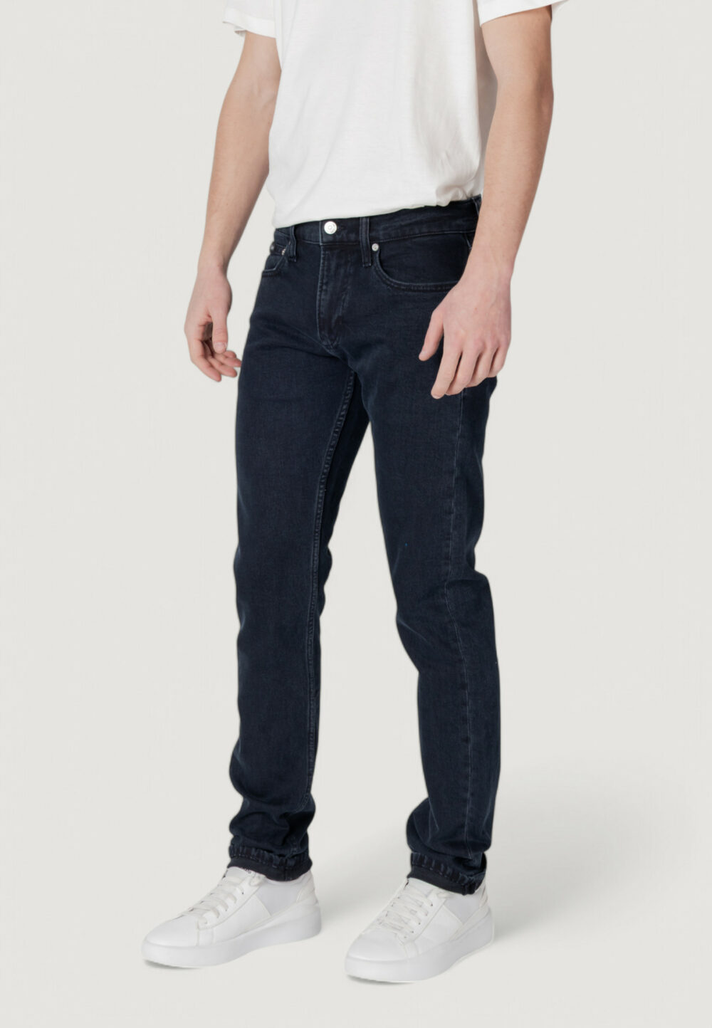 Jeans slim Calvin Klein Jeans Blue Denim Scuro - Foto 2