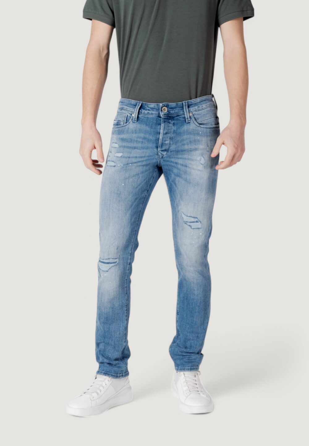 Jeans slim Jack Jones Denim chiaro - Foto 1