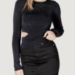 Maglia Calvin Klein Jeans cut out detail ls sw Nero - Foto 1