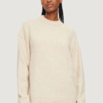 Maglione Calvin Klein Jeans textured loose sweat Beige chiaro - Foto 1