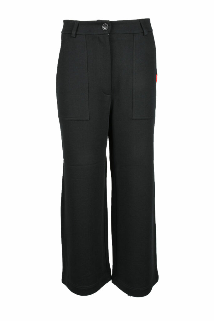 Pantaloni regular Love Moschino  Nero