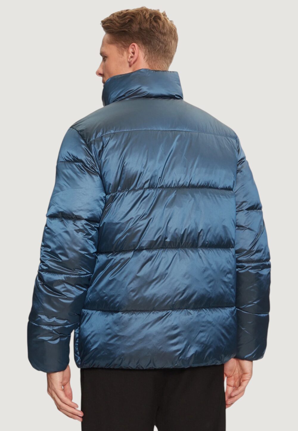 Piumino Calvin Klein Jeans two tone puffer jack Blu - Nero - Foto 4