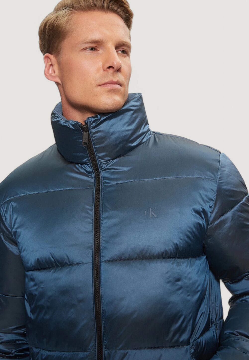 Piumino Calvin Klein Jeans two tone puffer jack Blu - Nero - Foto 2