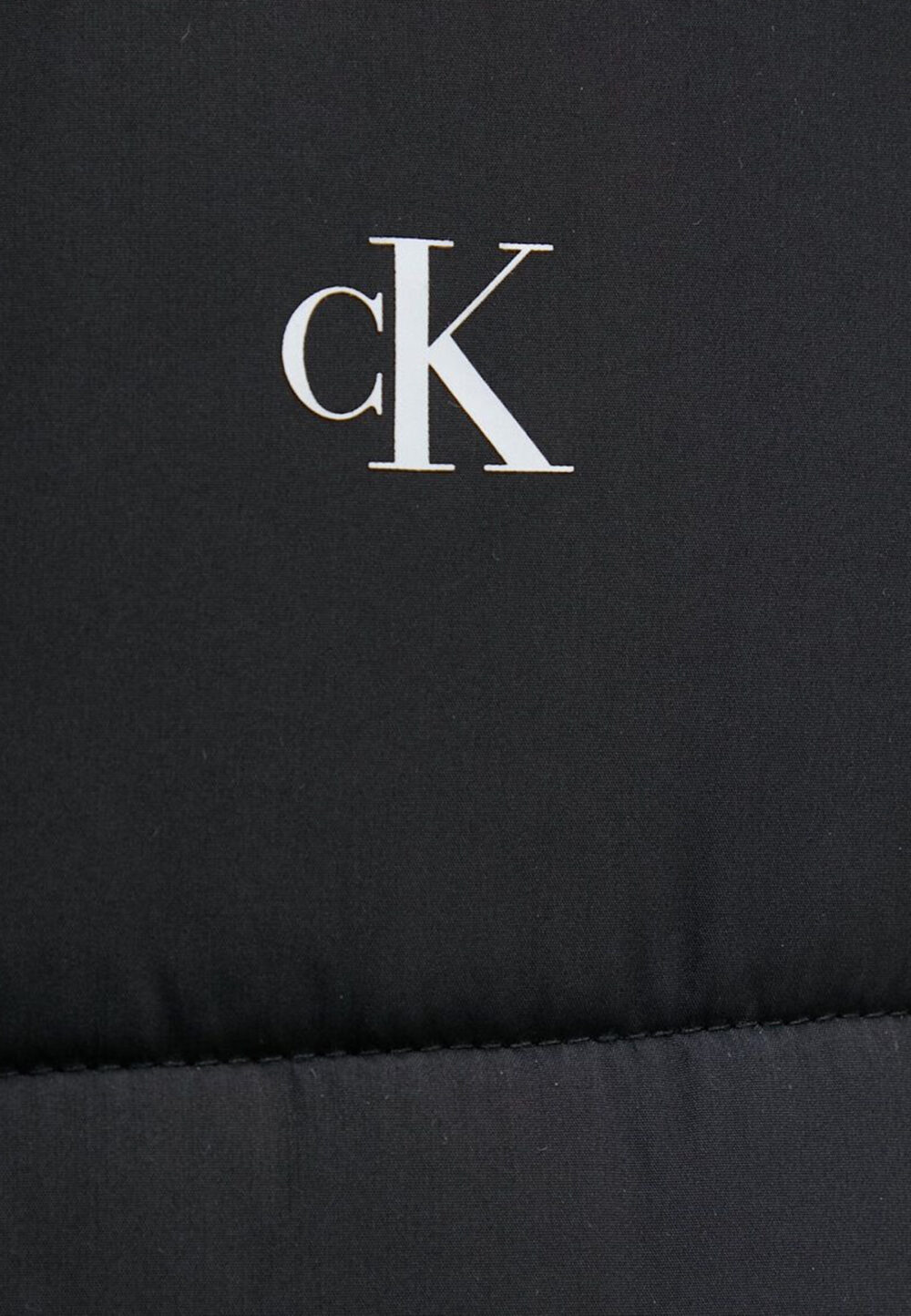 Piumino Calvin Klein Jeans monologo non down lo Nero - Foto 4