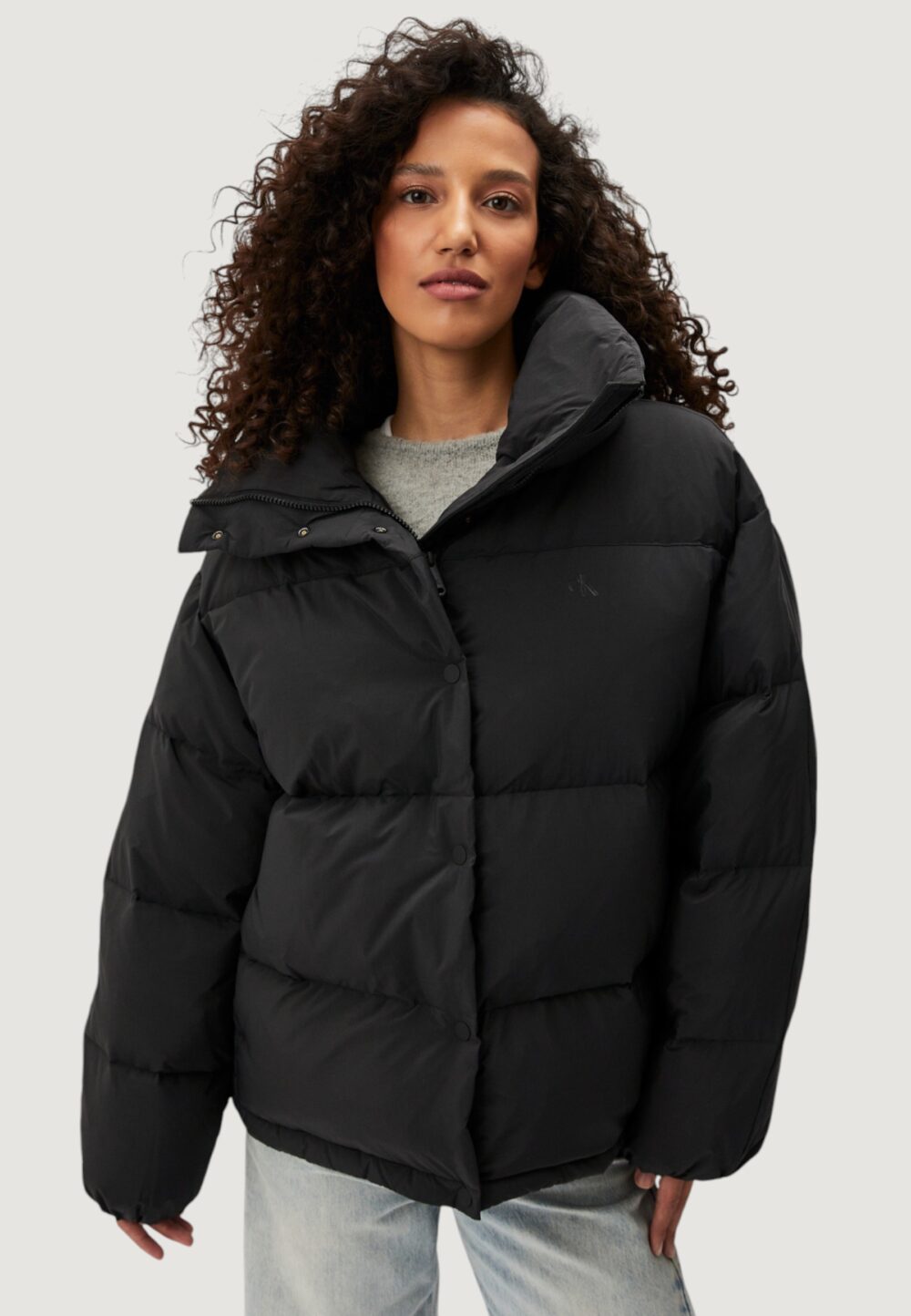 Piumino Calvin Klein Jeans relaxed puffer Nero - Foto 1