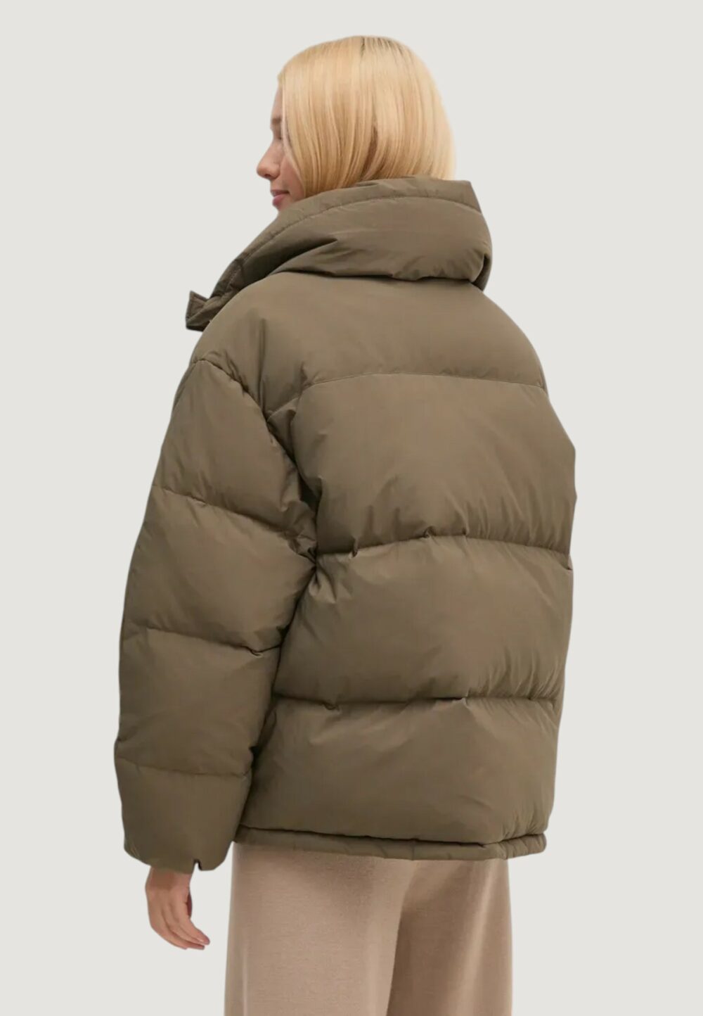 Piumino Calvin Klein Jeans relaxed puffer Terra - Fango - Foto 3