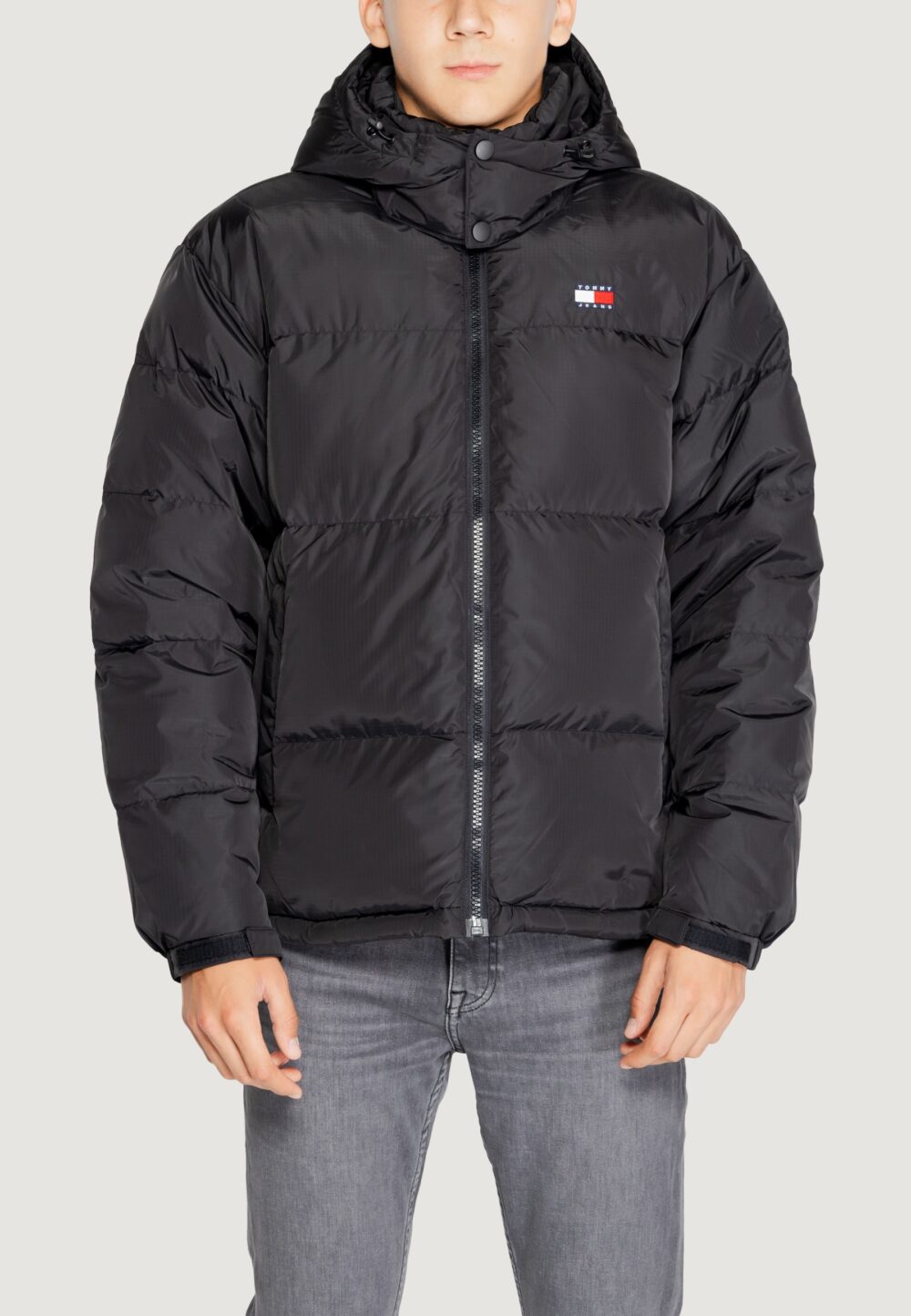 Piumino Tommy Hilfiger Jeans tjm alaska puffer Nero - Foto 1