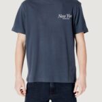 T-shirt Calvin Klein Jeans new york script tee Blue scuro - Foto 1