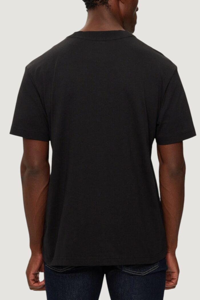 T-shirt Calvin Klein Jeans basketball court gra Nero