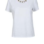 T-shirt Elisabetta Franchi Bianco - Foto 1