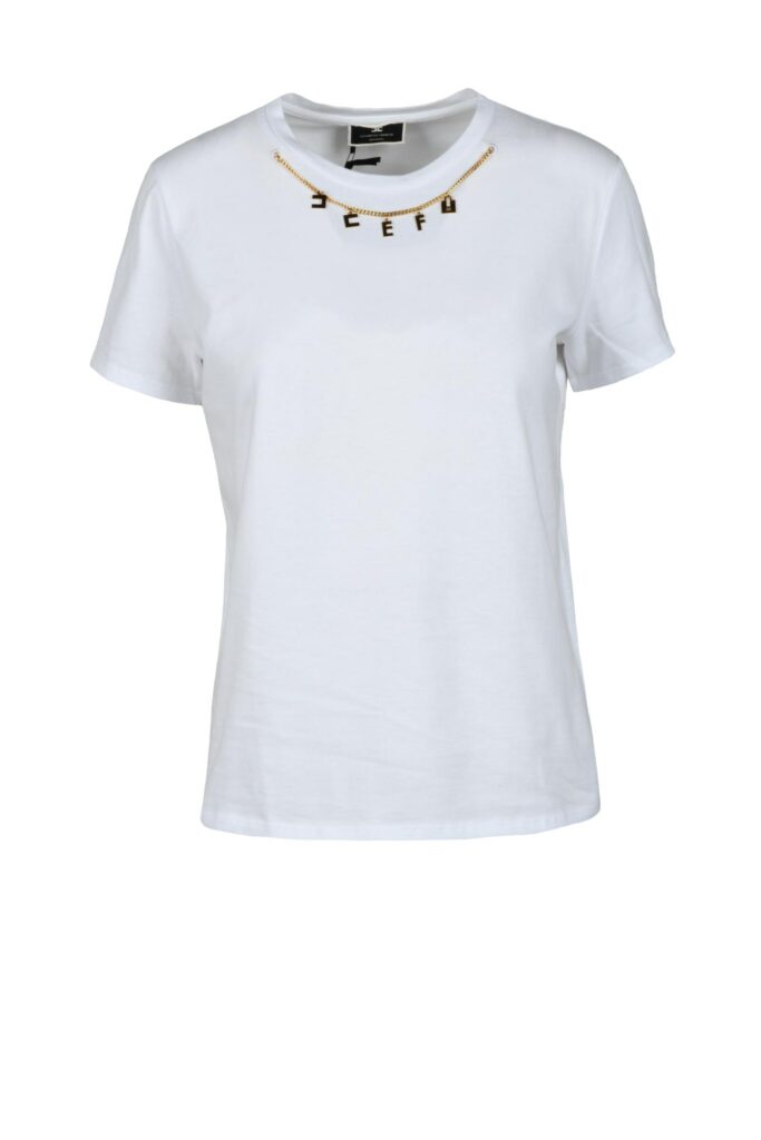 T-shirt Elisabetta Franchi  Bianco