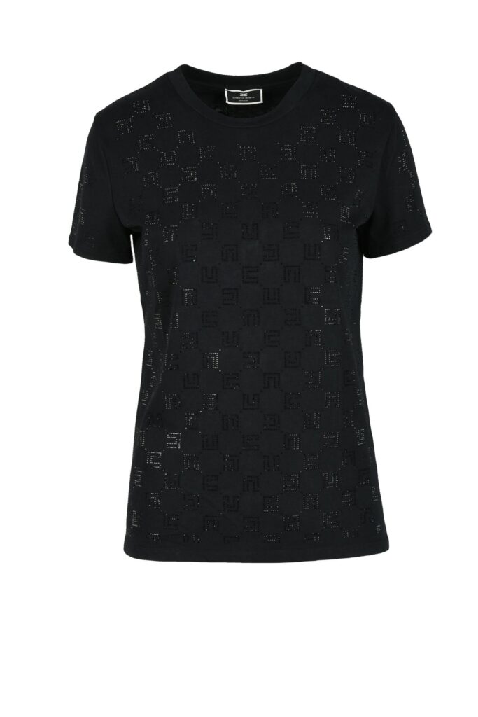 T-shirt Elisabetta Franchi  Nero