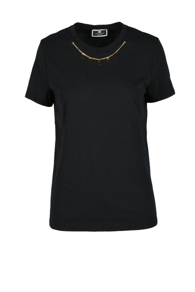 T-shirt Elisabetta Franchi  Nero