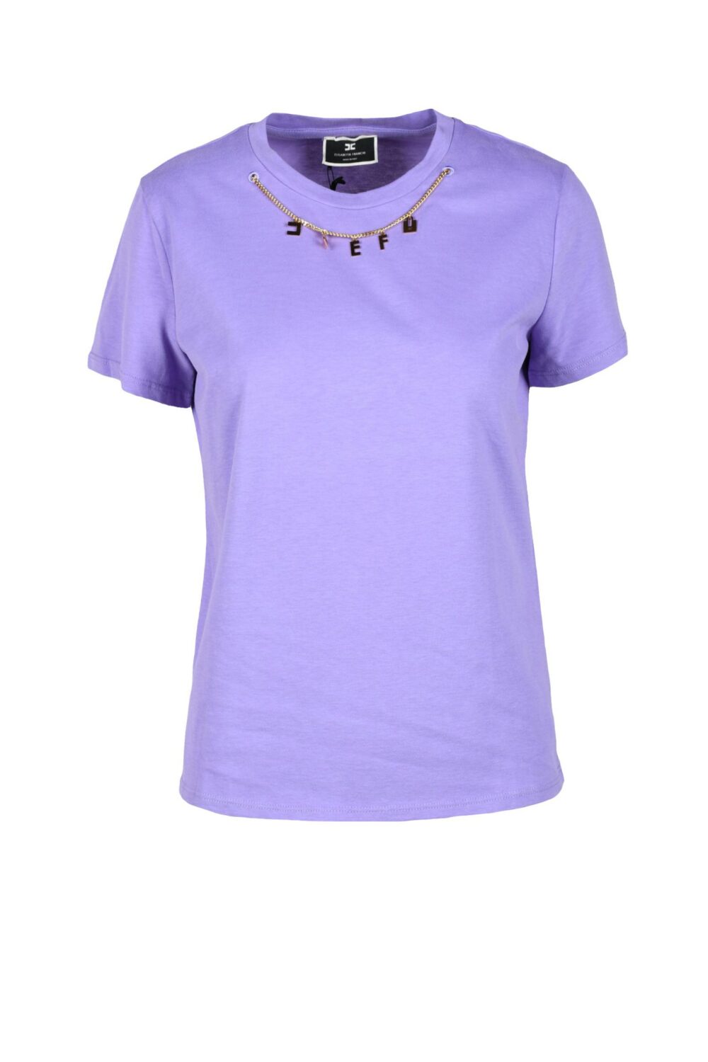 T-shirt Elisabetta Franchi Viola - Foto 1