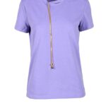 T-shirt Elisabetta Franchi Viola - Foto 1