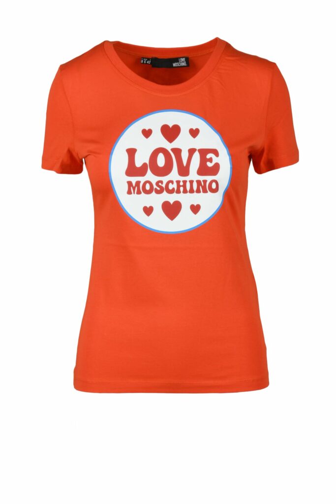 T-shirt Love Moschino  Arancione