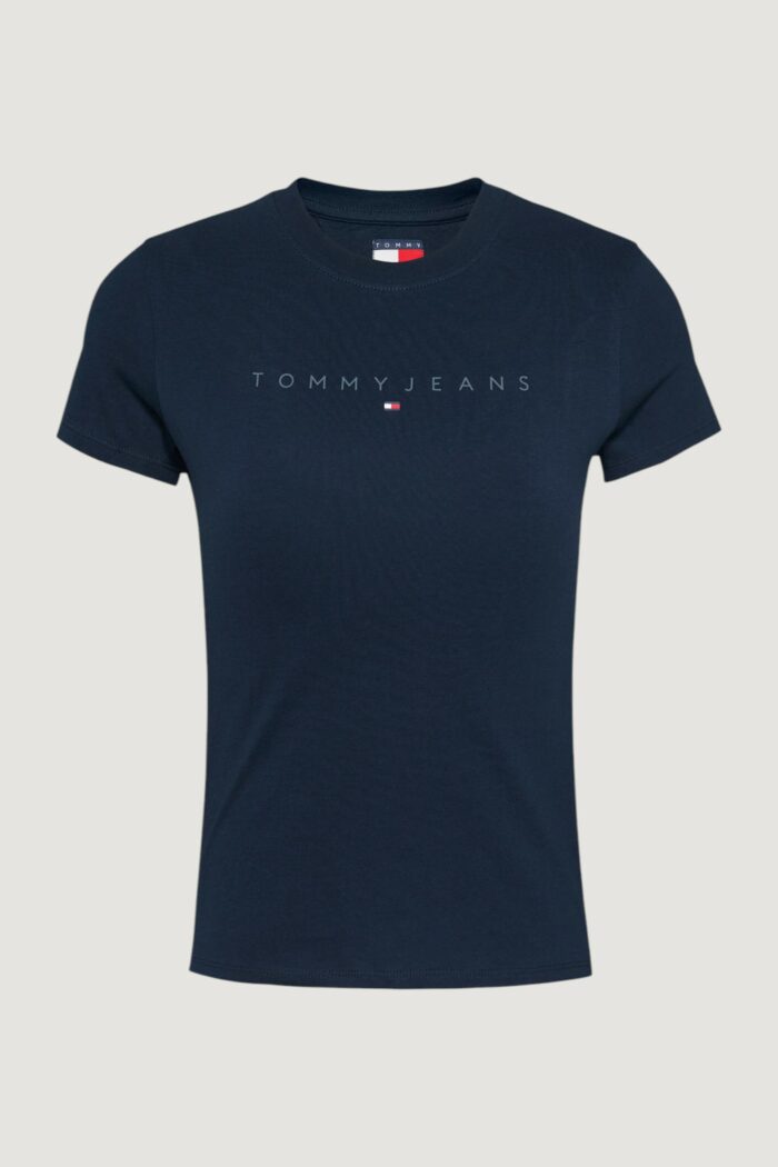 T-shirt Tommy Hilfiger Jeans tjw tonal linea Blu