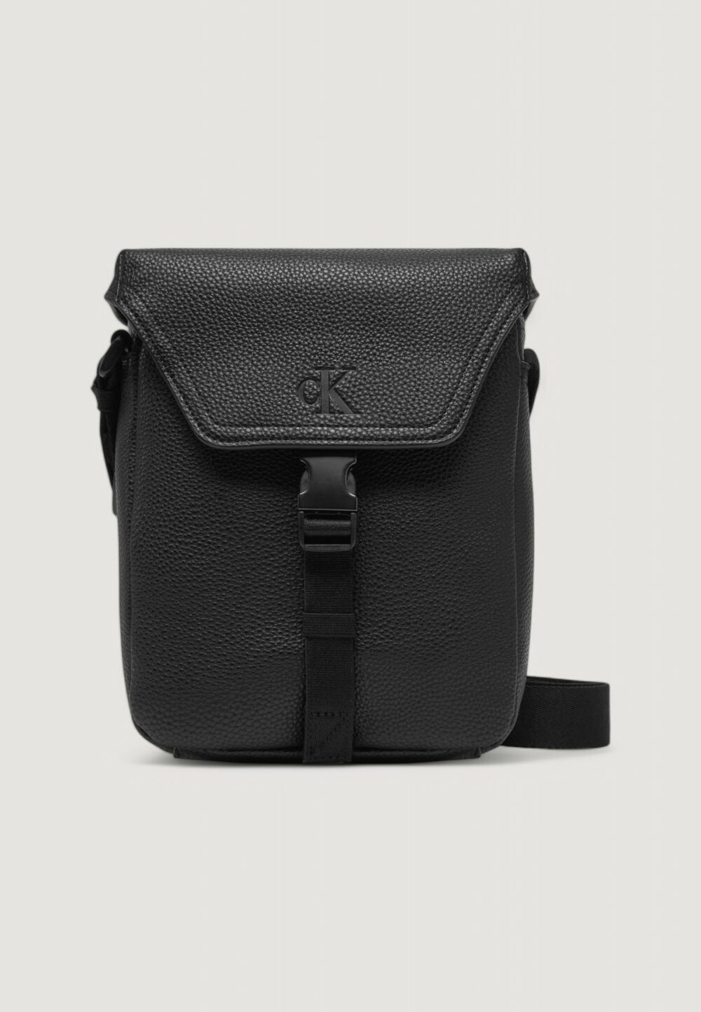 Tracolla Calvin Klein over webbing reporter18 Nero - Foto 1
