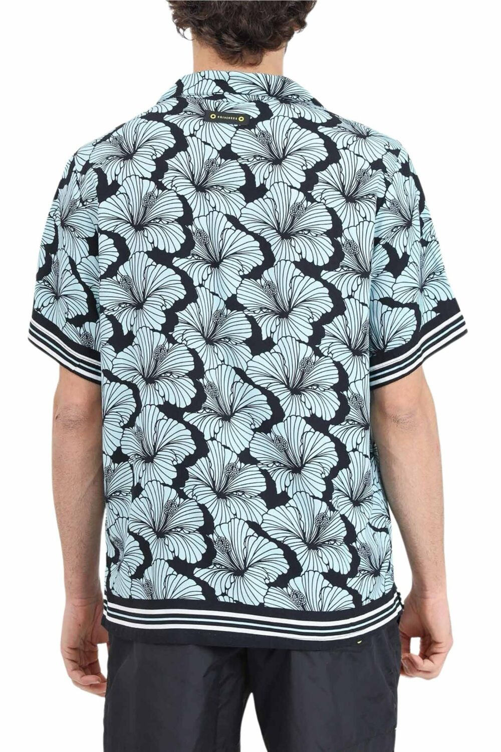 Camicia manica lunga 4Giveness Azzurro - Nero - Foto 2