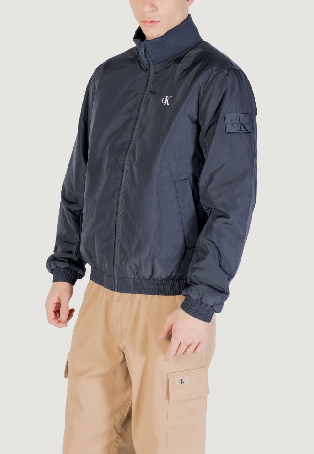 Giacchetto Calvin Klein Jeans padded harrington Antracite - Foto 2