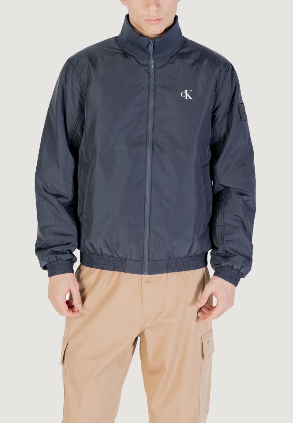 Giacchetto Calvin Klein Jeans padded harrington Antracite - Foto 5
