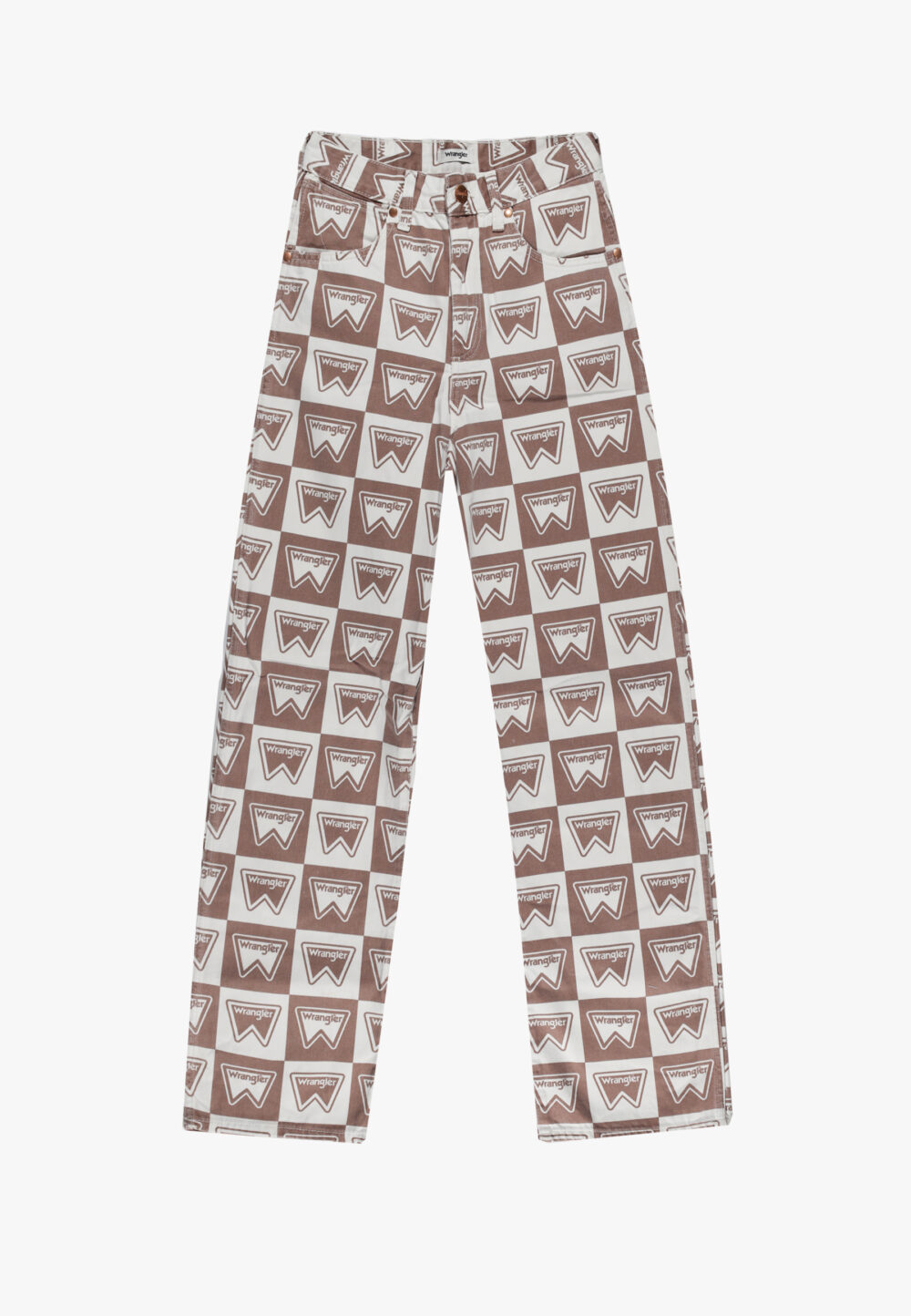 Jeans mom WRANGLER mom relaxed Beige - Bianco - Foto 1