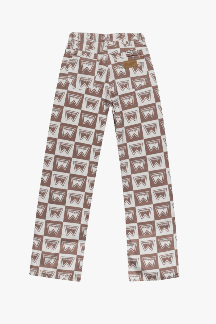 Jeans mom WRANGLER mom relaxed Beige – Bianco